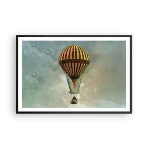 Plakát v černém rámu - Průkopnické lety - 91x61 cm