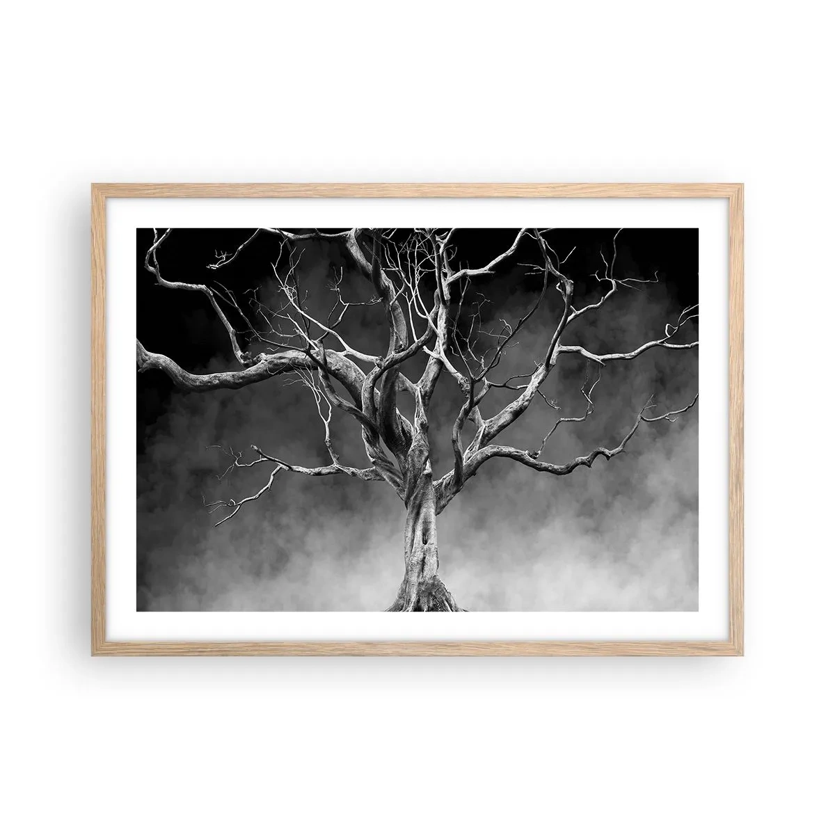 Plakát v rámu světlý dub - Původní a svaté - 70x50 cm