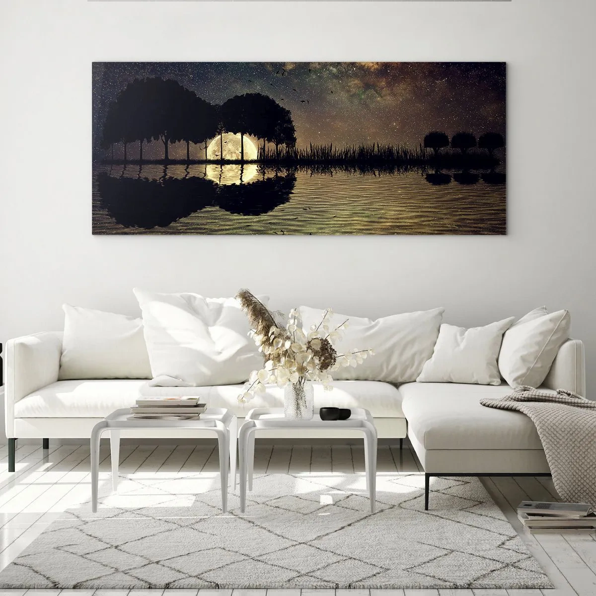 Obraz na skle - Noc na konci světa - 120x50 cm