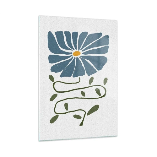 Obraz na skle - Větvičkou ke květu - 50x70 cm