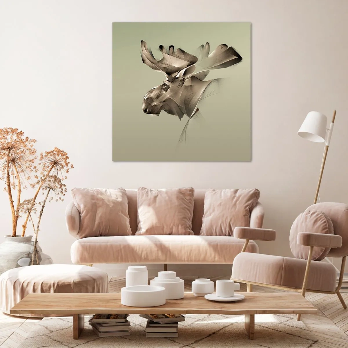 Obraz na plátně - Jemná síla klidu - 70x70 cm