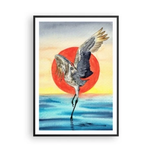 Plakát v černém rámu - Je čas jít zpět - 70x100 cm