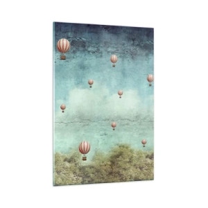 Obraz na skle - Osvobozeni od shonu života - 80x120 cm