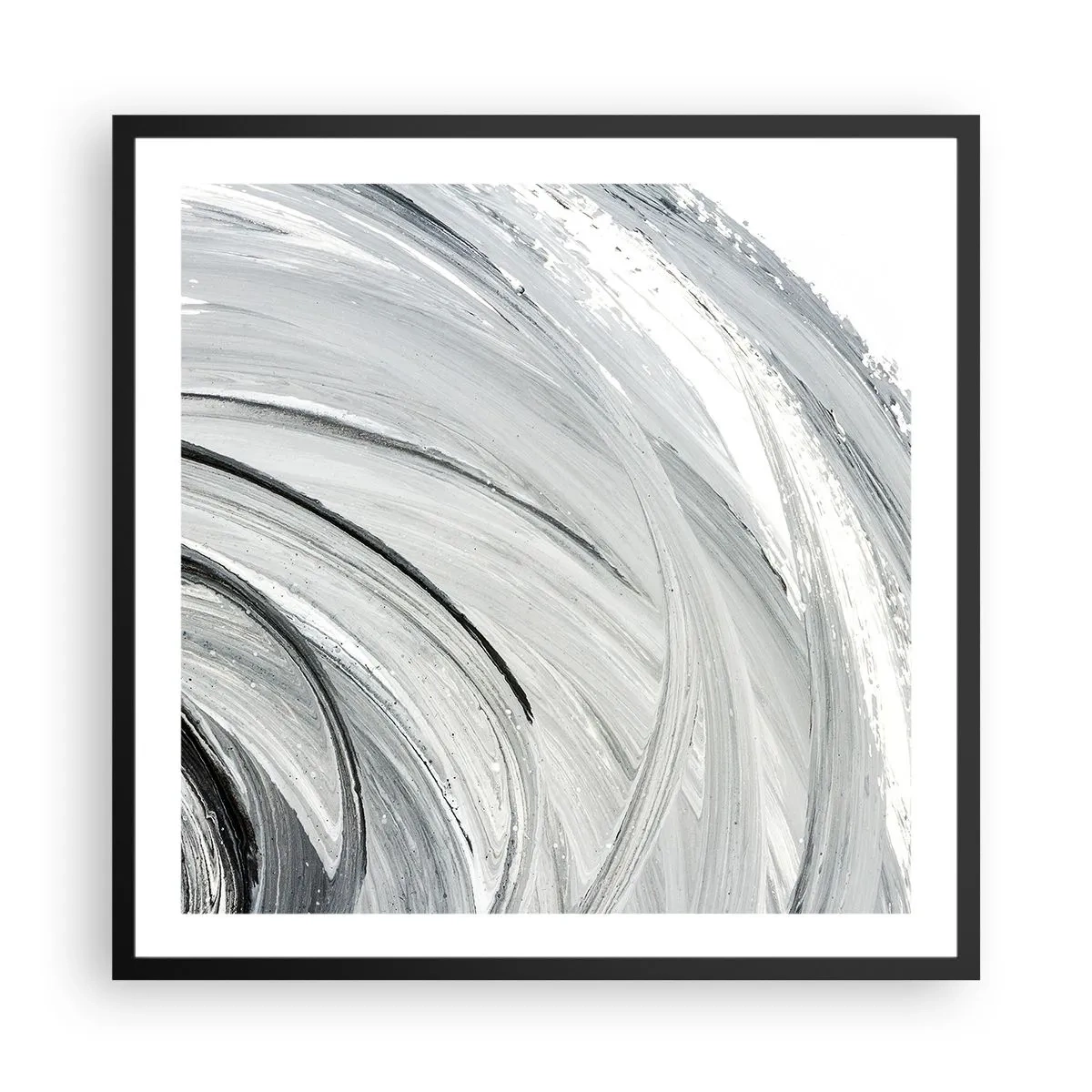Plakát v černém rámu - Orbitální kompozice - 60x60 cm