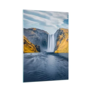 Obraz na skle - Věčné trvání, věčný pohyb - 50x70 cm