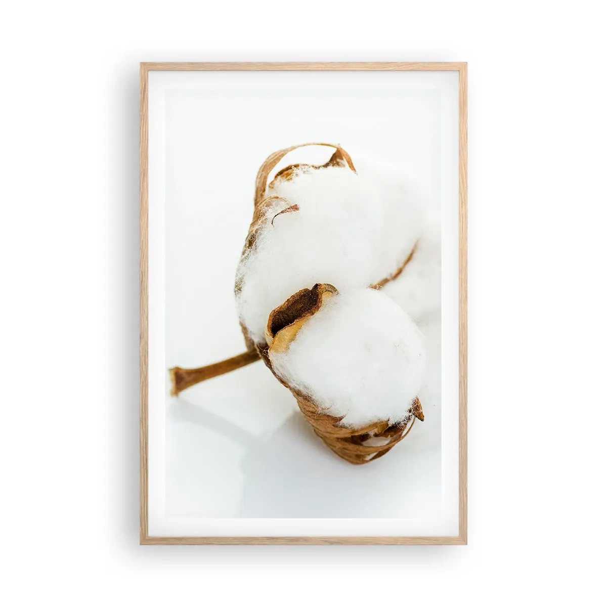 Plakát v rámu světlý dub - Měkká od přírody - 61x91 cm