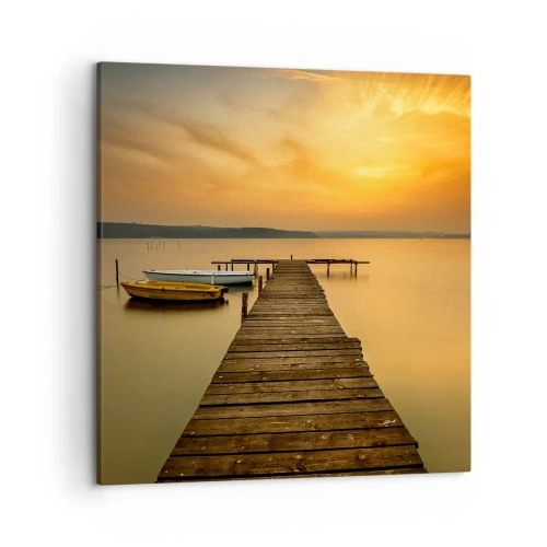 Obraz na plátně - Otevřu ti zlaté nebe - 50x50 cm