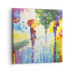 Obraz na plátně - A všechno je jasné - 30x30 cm