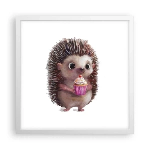 Plakát v bílém rámu - Oslava je každý den - 40x40 cm