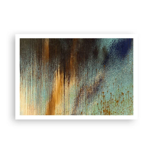 Plakát - Nenáhodná barevná kompozice - 100x70 cm