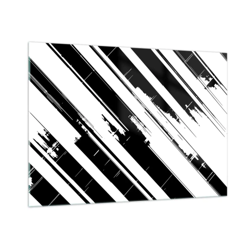 Obraz na skle - Intenzivní a dynamická kompozice - 100x70 cm