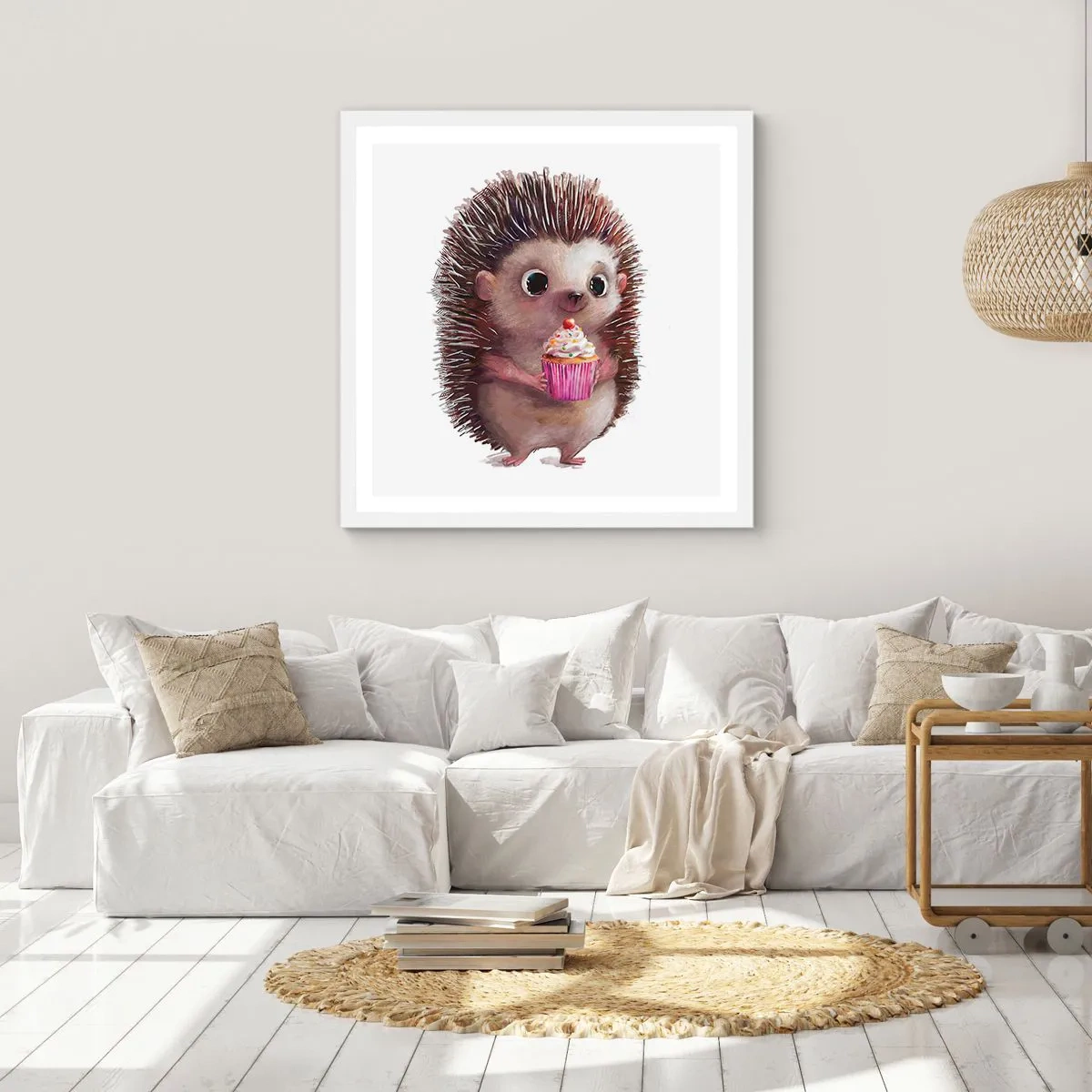 Plakát v bílém rámu - Oslava je každý den - 50x50 cm