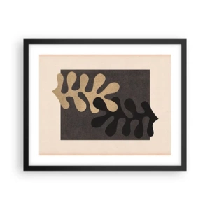 Plakát v černém rámu - Nepřítomnost a doplnění - 50x40 cm