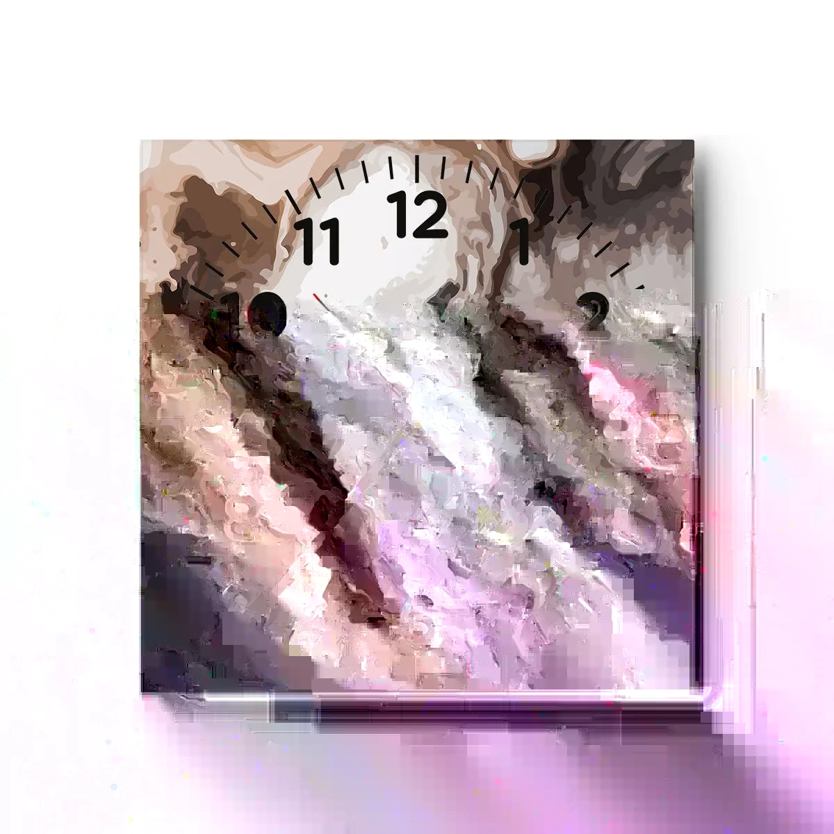 Nástěnné hodiny - Zrození galaxie - 30x30 cm