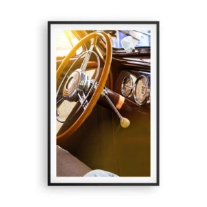 Plakát v černém rámu - Závan luxusu z minulosti - 61x91 cm