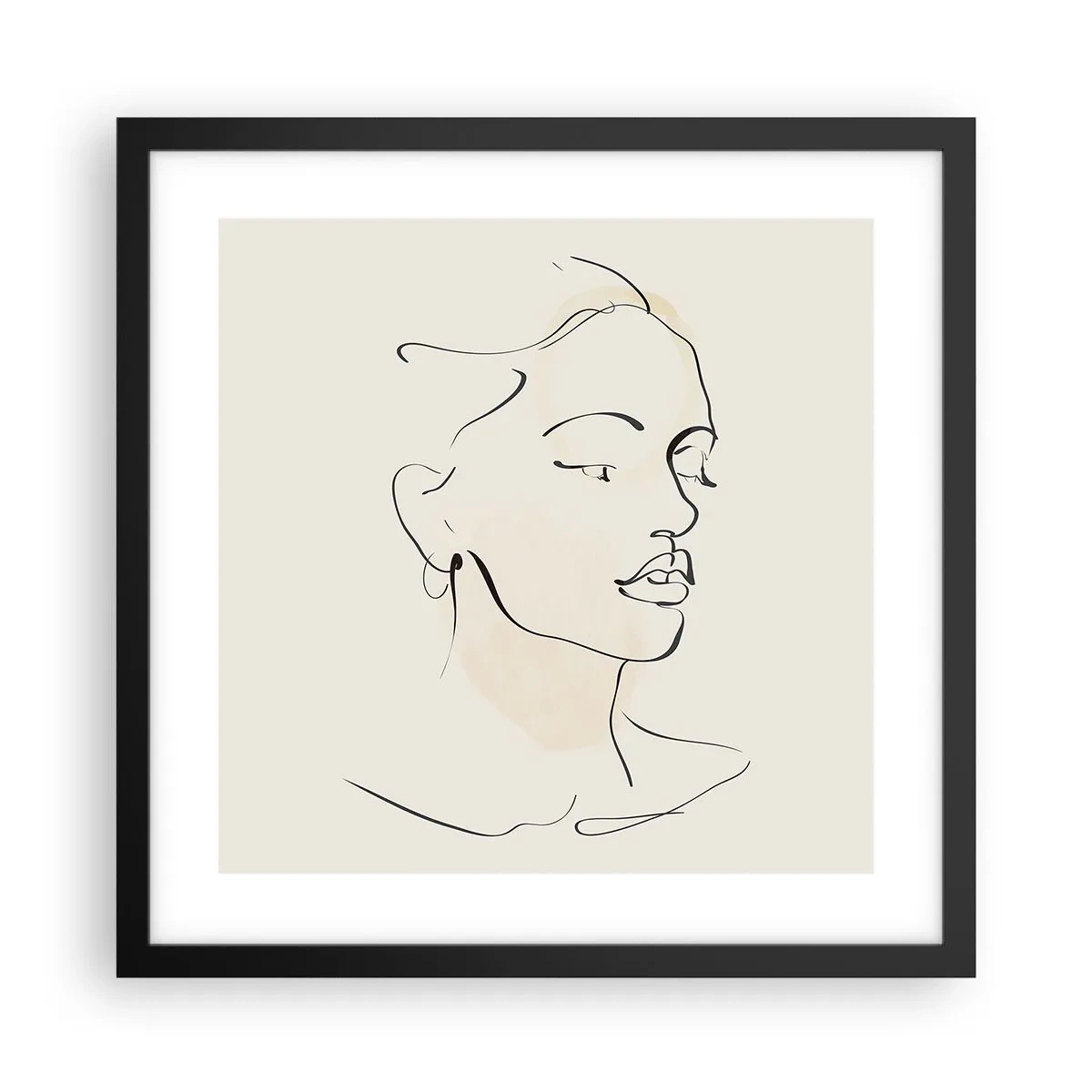 Plakát v černém rámu - Výrazným tahem - 40x40 cm