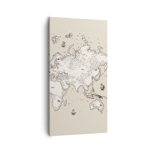 Obraz na plátně - Cesta kolem světa - 55x100 cm