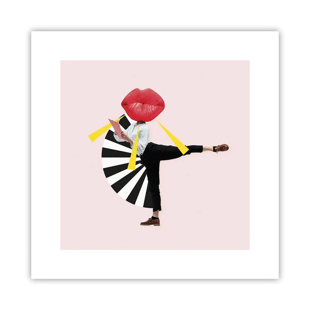 Plakát - Surrealistický pop-art - 30x30 cm