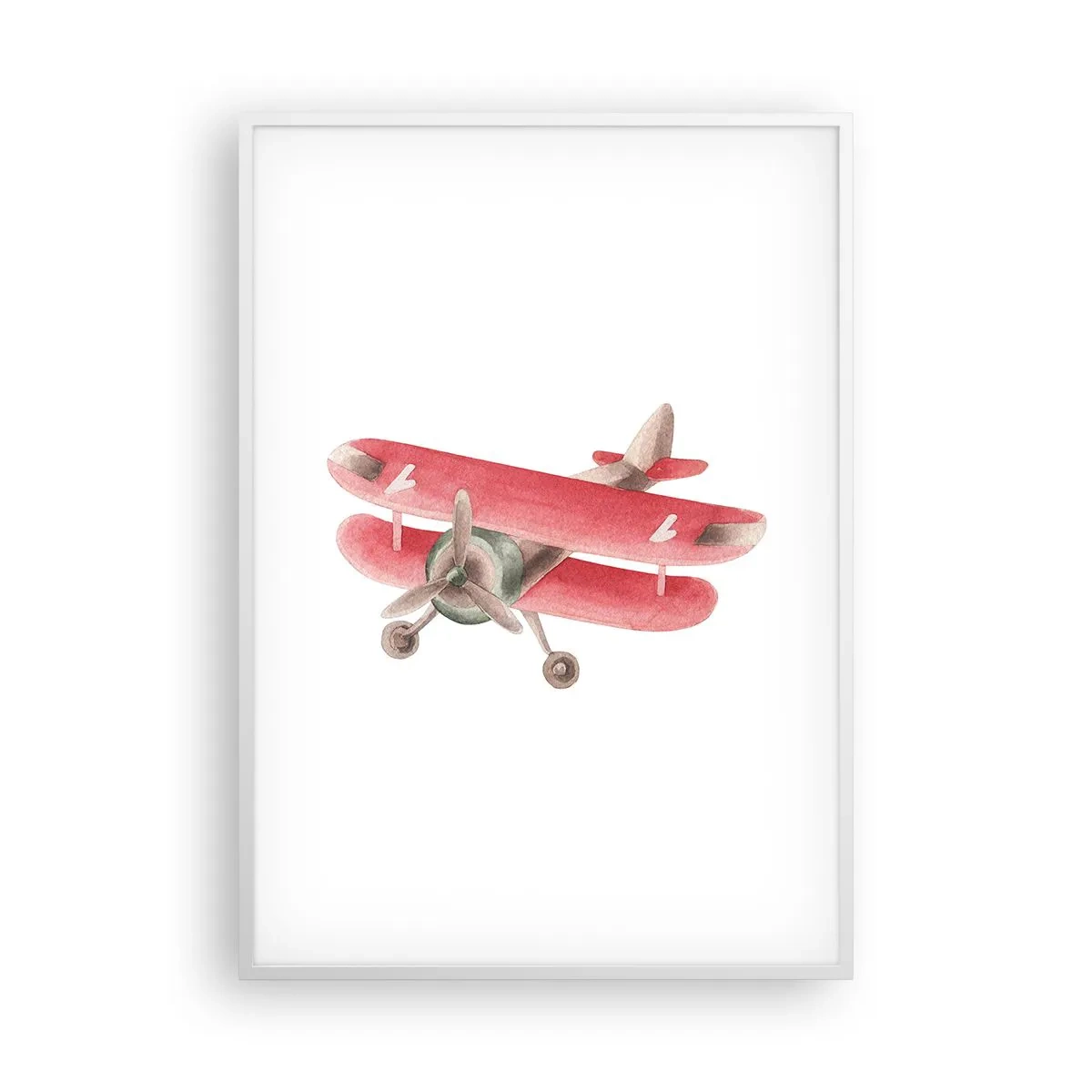 Plakát v bílém rámu - Připraven na vysoký let - 70x100 cm