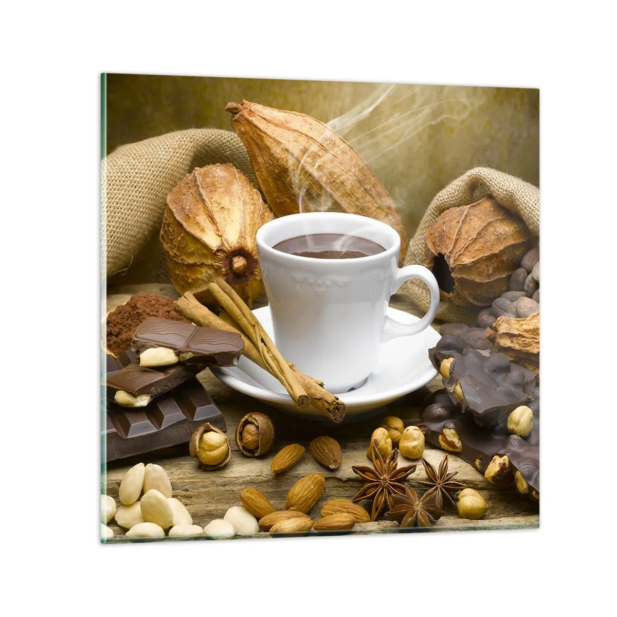 Obraz na skle - Pro hledače vzrušení - 70x70 cm