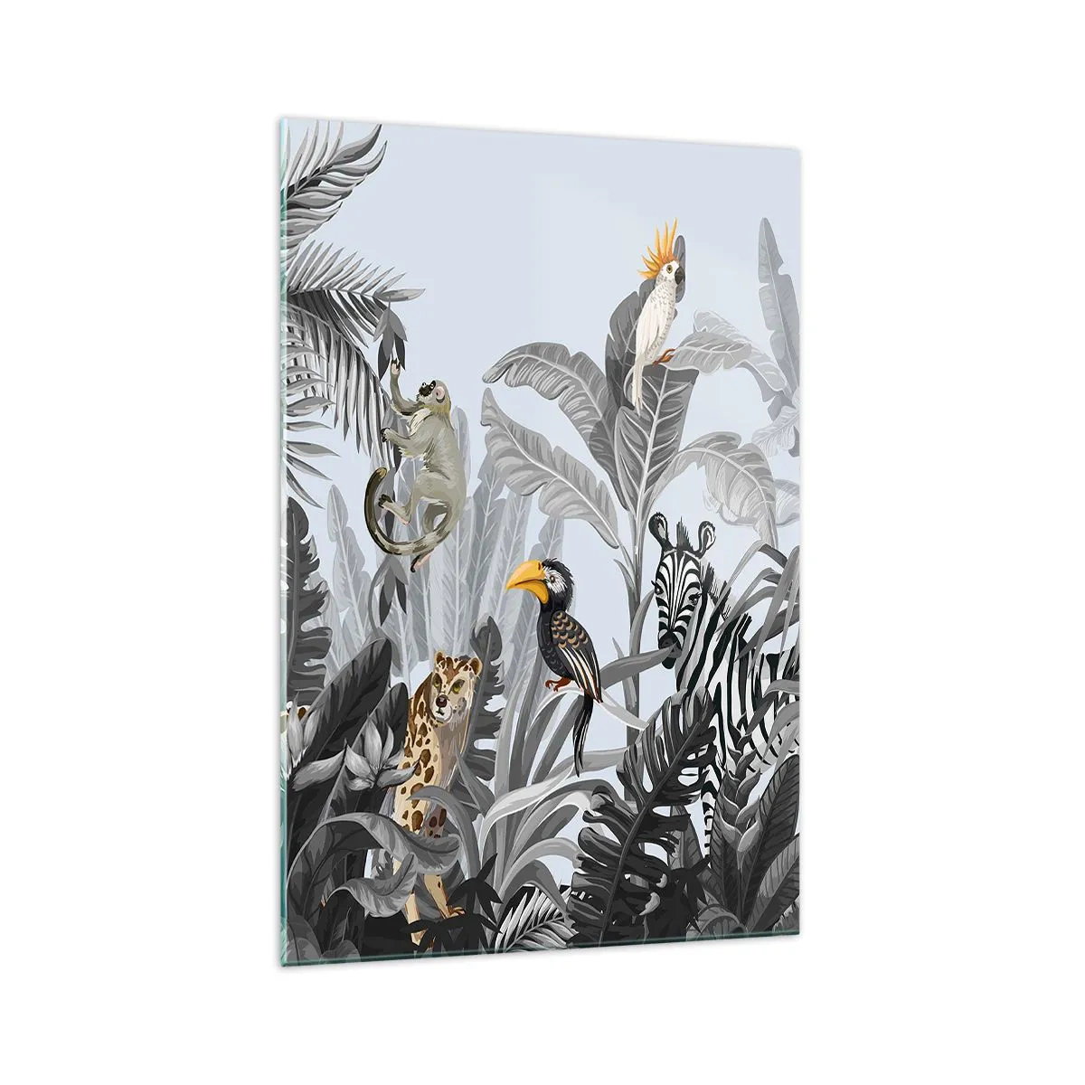 Obraz na skle - Africká pohádka - 70x100 cm