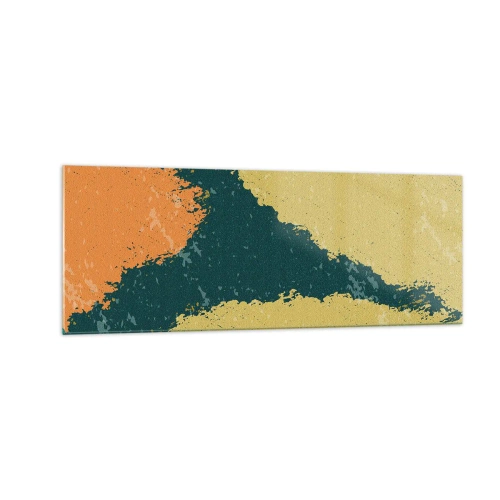 Obraz na skle - Abstrakce – zpomalený pohyb - 140x50 cm