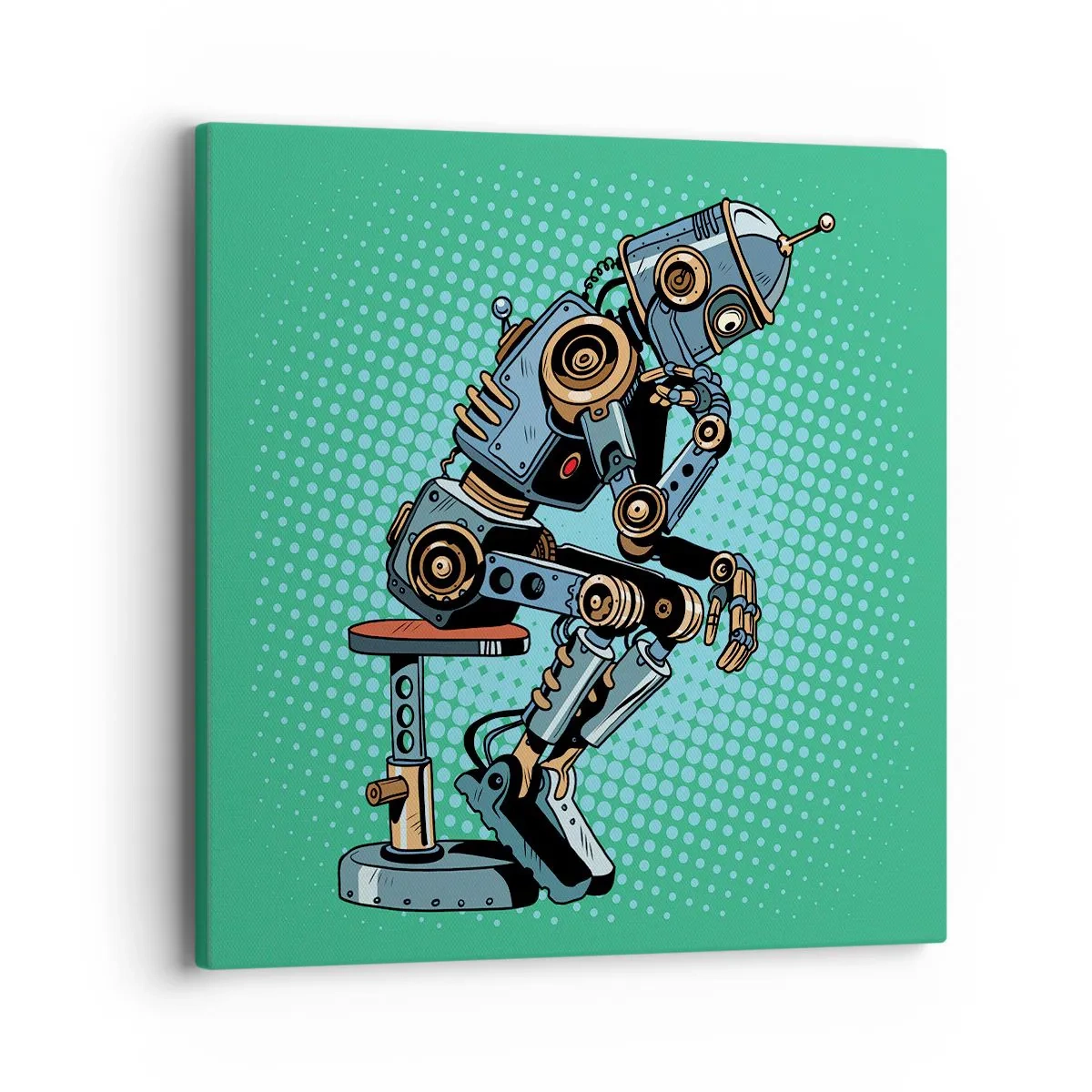 Obraz na plátně - Nad podstatou bytí - 40x40 cm