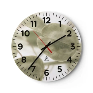 Nástěnné hodiny - Na začátku bylo listí… - 30x30 cm