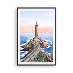 Plakát v černém rámu - Tváří v tvář moři - 61x91 cm