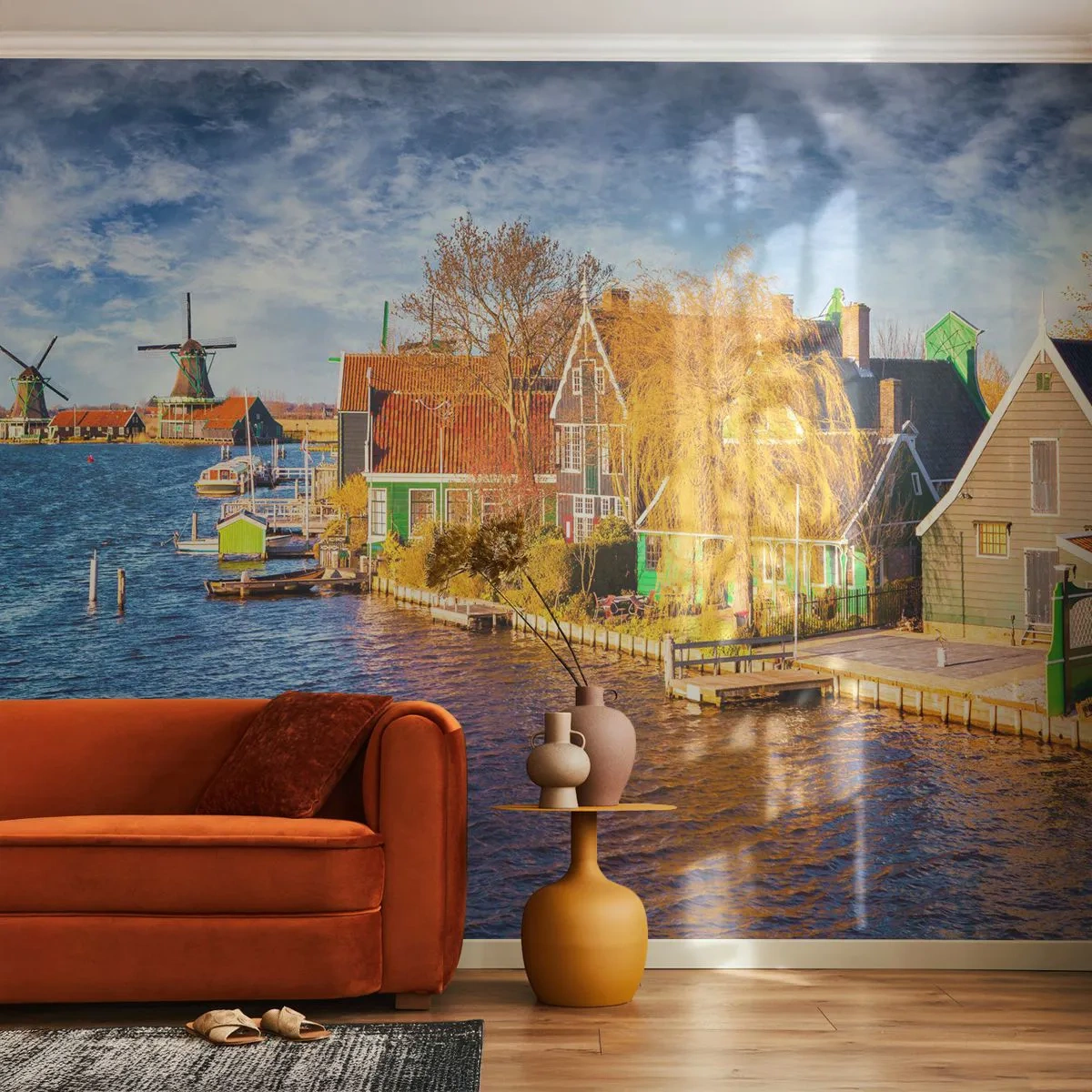 Fototapeta Samolepicí Deluxe Sticker - Od staletí beze změn - Krajina, Fanoušek, Holandsko - 250x175 cm