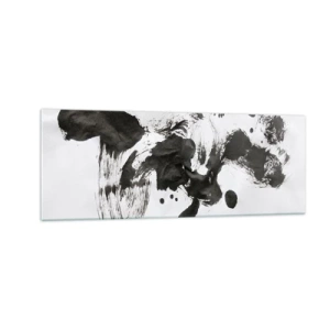 Obraz na skle - Metoda v šílenství? - 140x50 cm