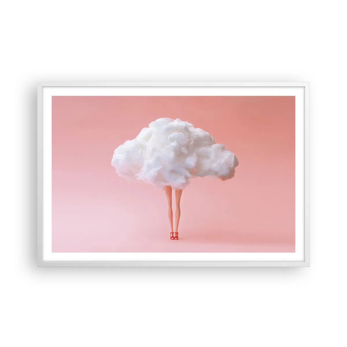 Plakát v bílém rámu - Sladký slib - 91x61 cm