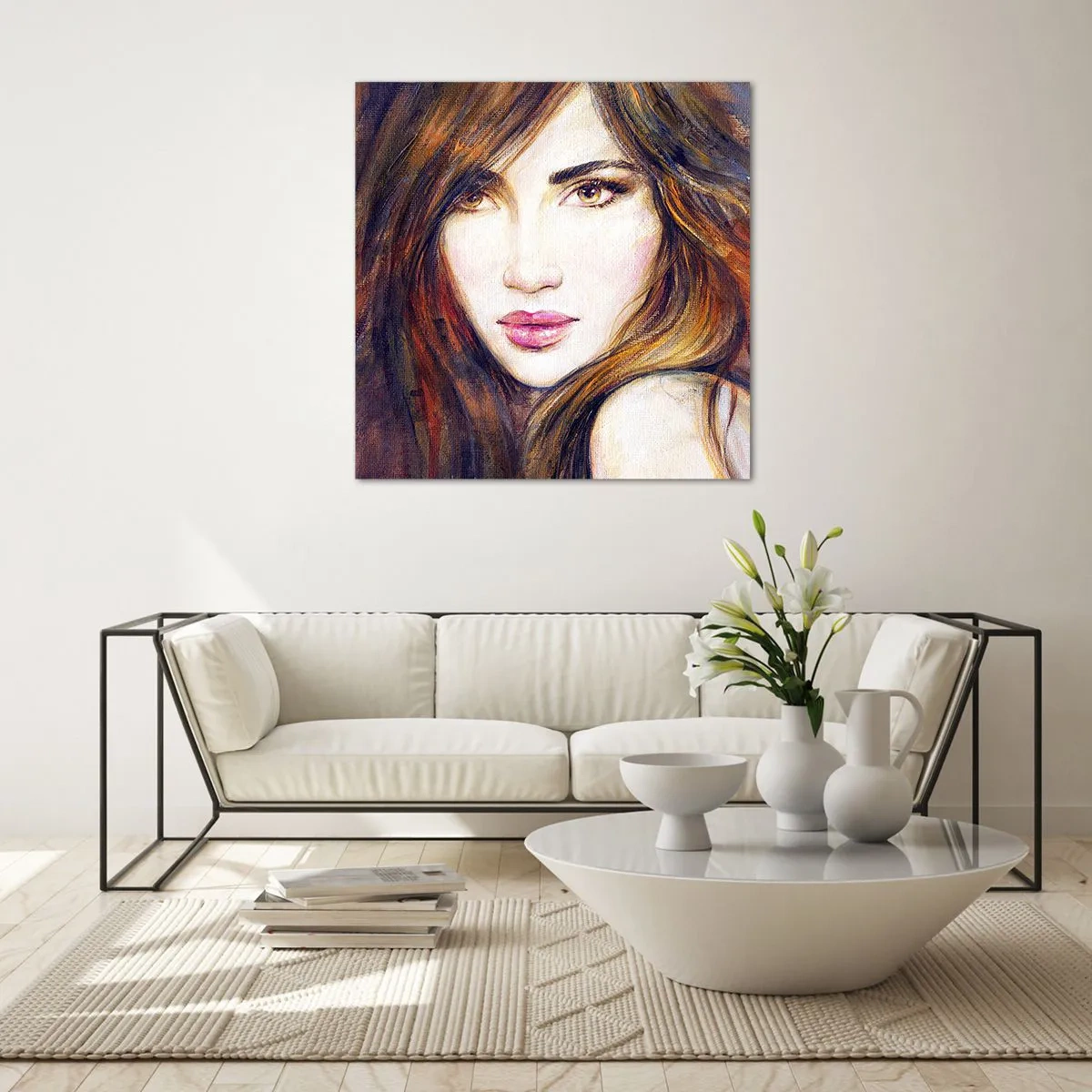 Obraz na skle - Centík za tvé myšlenky - 30x30 cm