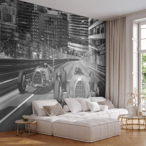 Fototapeta na míru Samolepicí Deluxe Sticker - Kdysi dávno v Monte Carlu - Automobilový průmysl, Závod, Vinobraní