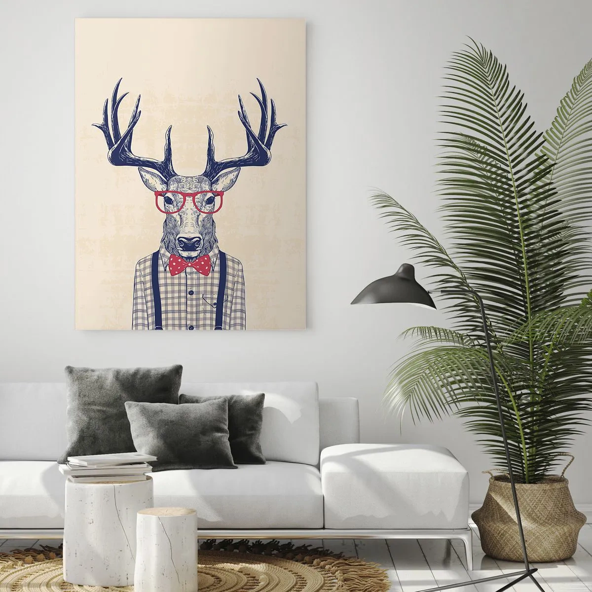 Obraz na skle - Zábavná extravagance - 70x100 cm