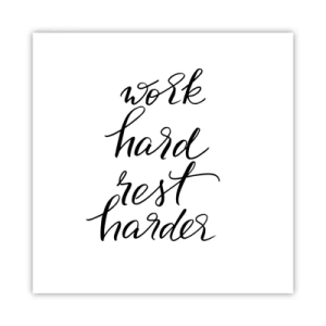 Plakát - Životní rovnováha - 60x60 cm