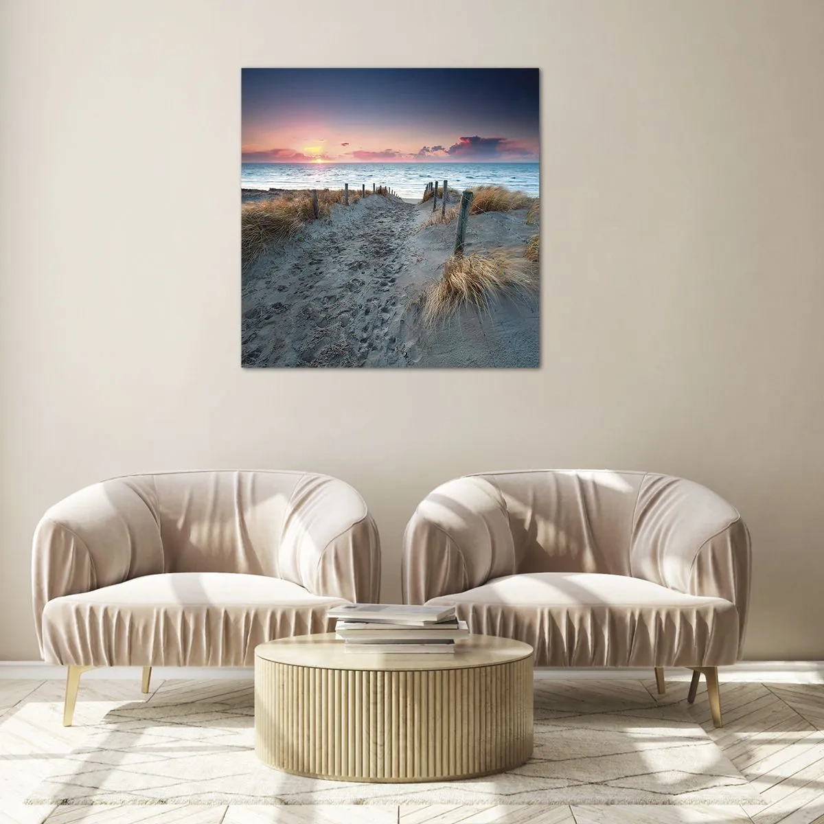 Obraz na skle - Za trochu lásky šel bych světa kraj… - 70x70 cm