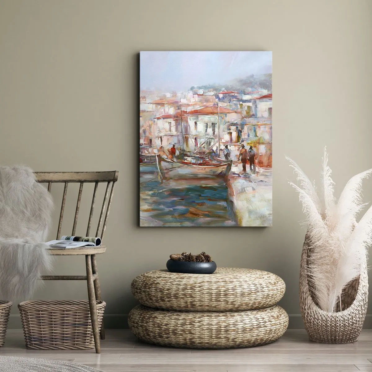 Obraz na plátně - Pastelová dovolená - 55x100 cm