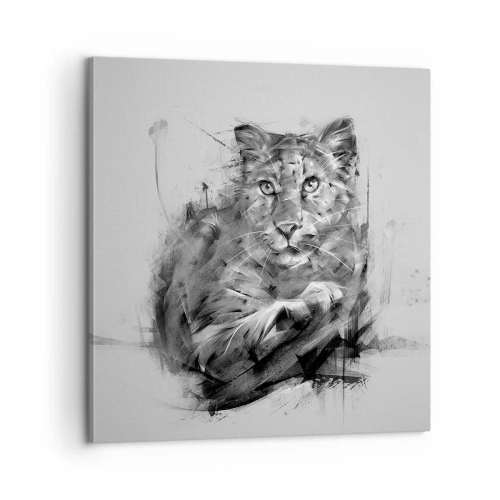 Obraz na plátně - Ano, pozorně poslouchám - 60x60 cm