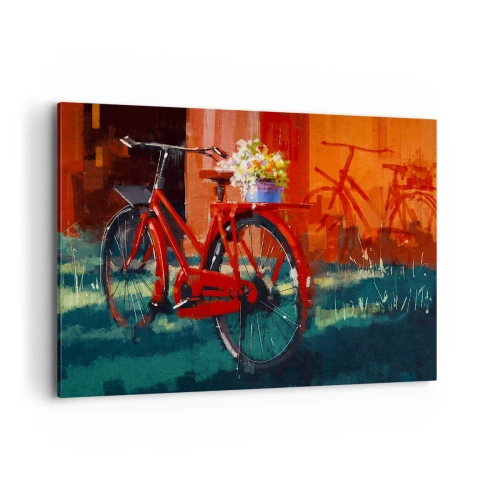 Obraz na plátně - I want to ride my bicycle - 100x70 cm
