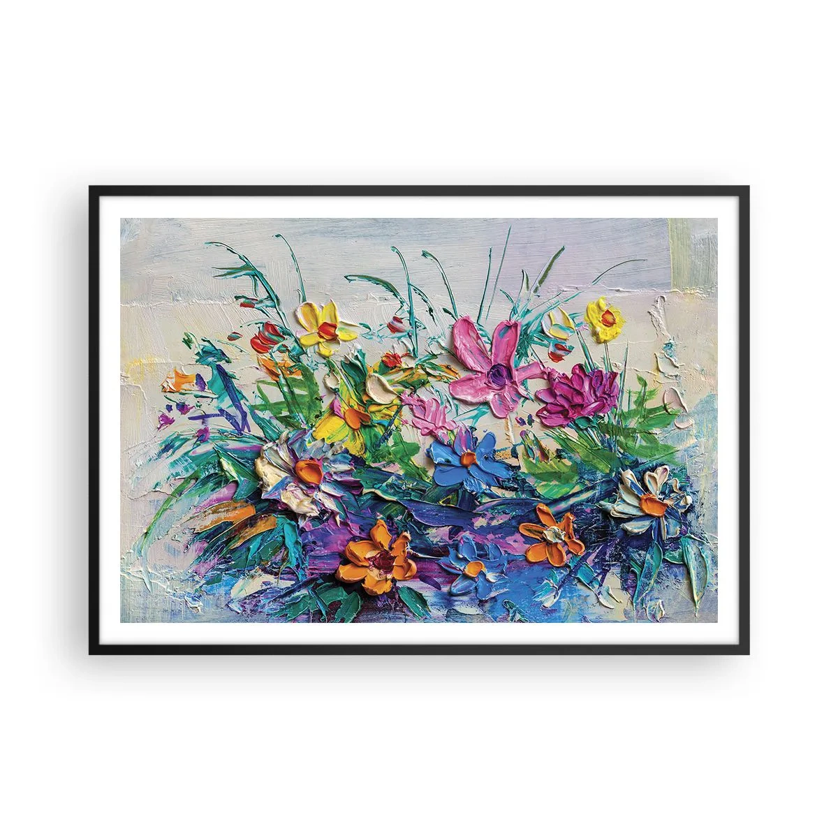 Plakát v černém rámu - Vůbec ne zátiší - 100x70 cm