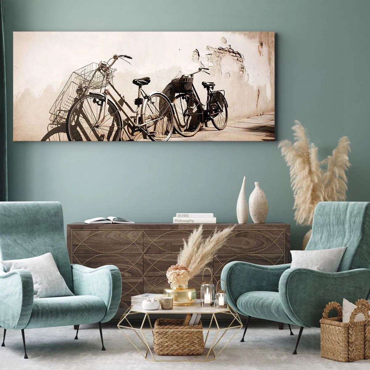 Obraz na plátně - Nezapomenutelné kouzlo minulosti - 100x40 cm