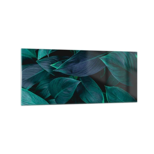 Obraz na skle - Zeleň sama o sobě - 120x50 cm