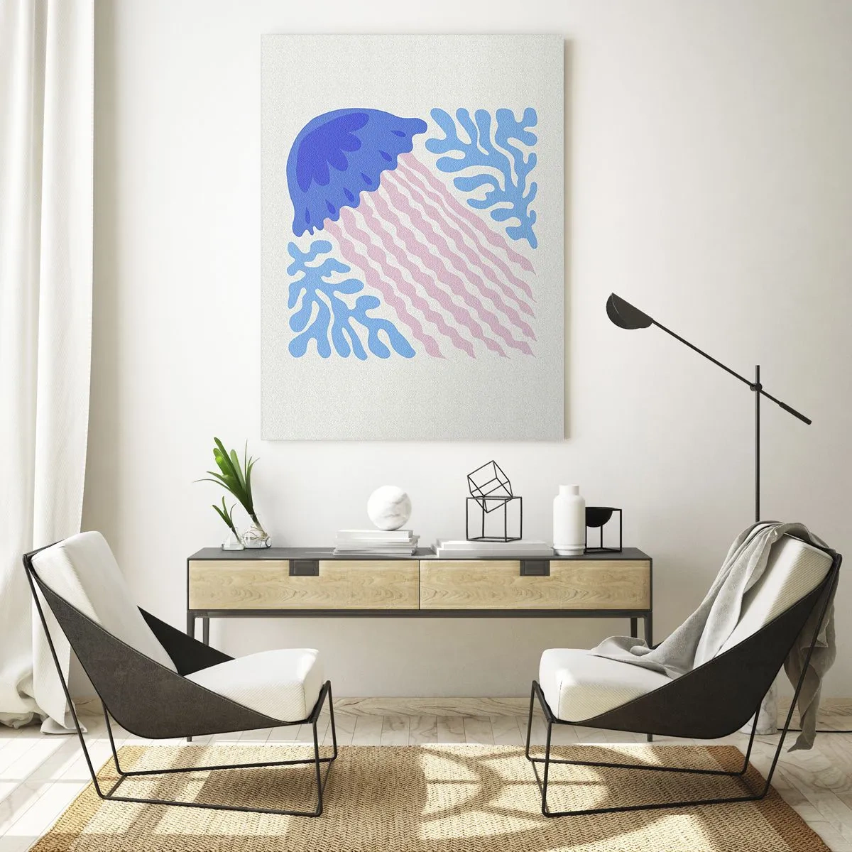 Obraz na skle - Jako z jiného světa - 80x120 cm