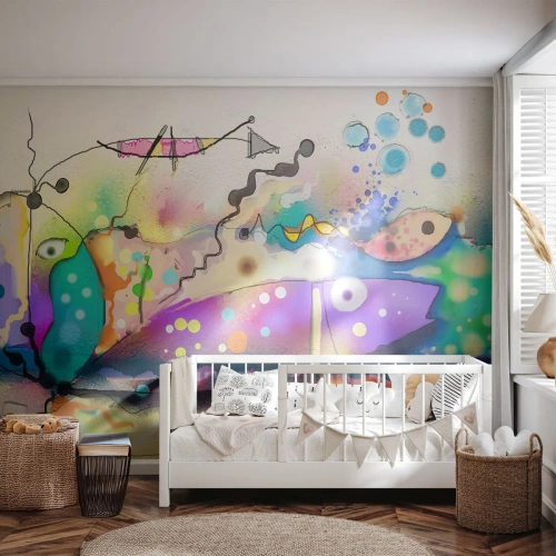 Fototapeta Standard Eco - Chybí slova! - Abstrakce, Ryba, Grafika - 400x280 cm