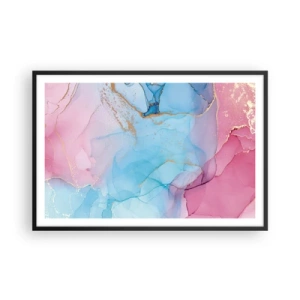 Plakát v černém rámu - Setkávání a prolínání - 91x61 cm