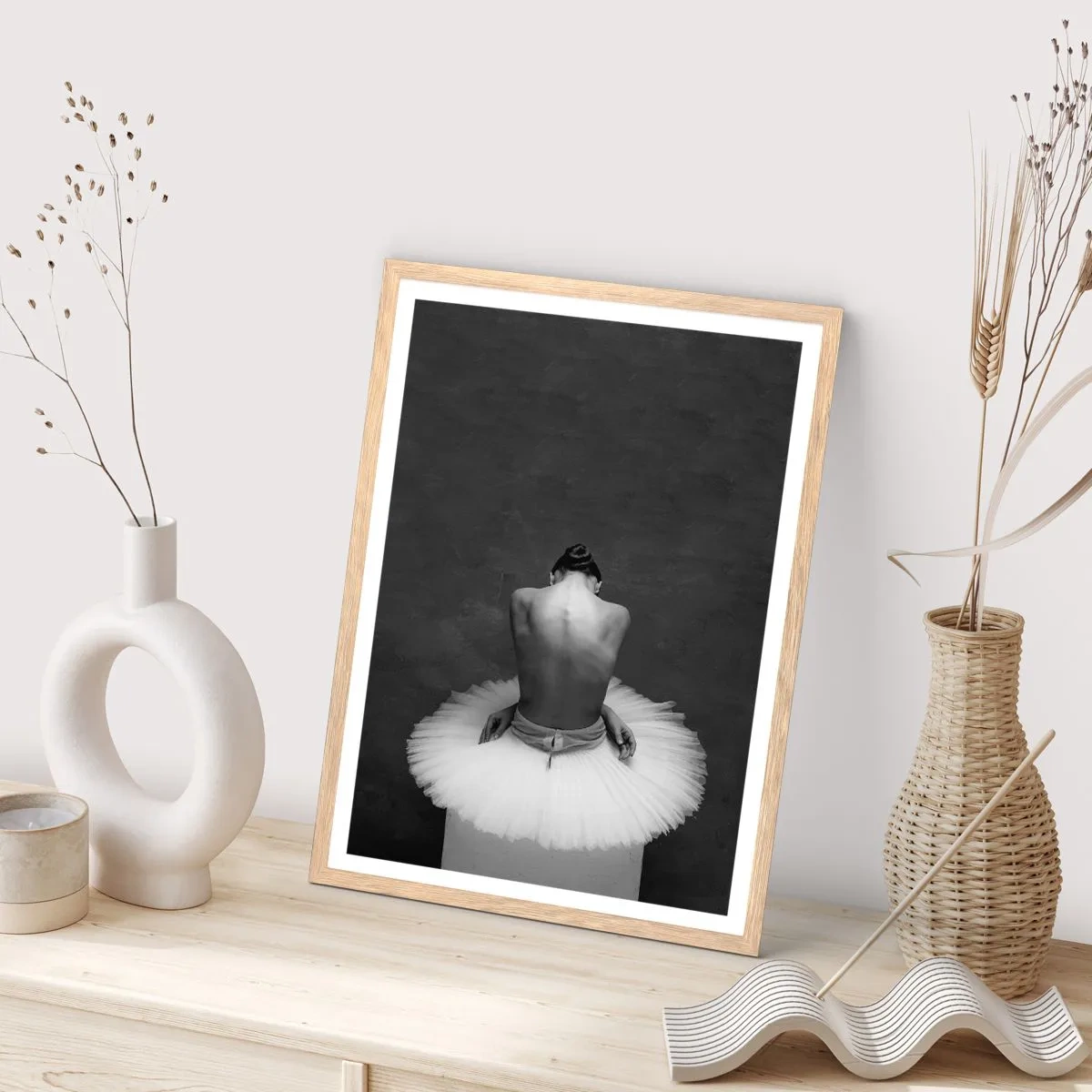 Plakát v rámu světlý dub - Právě kvete - 40x50 cm