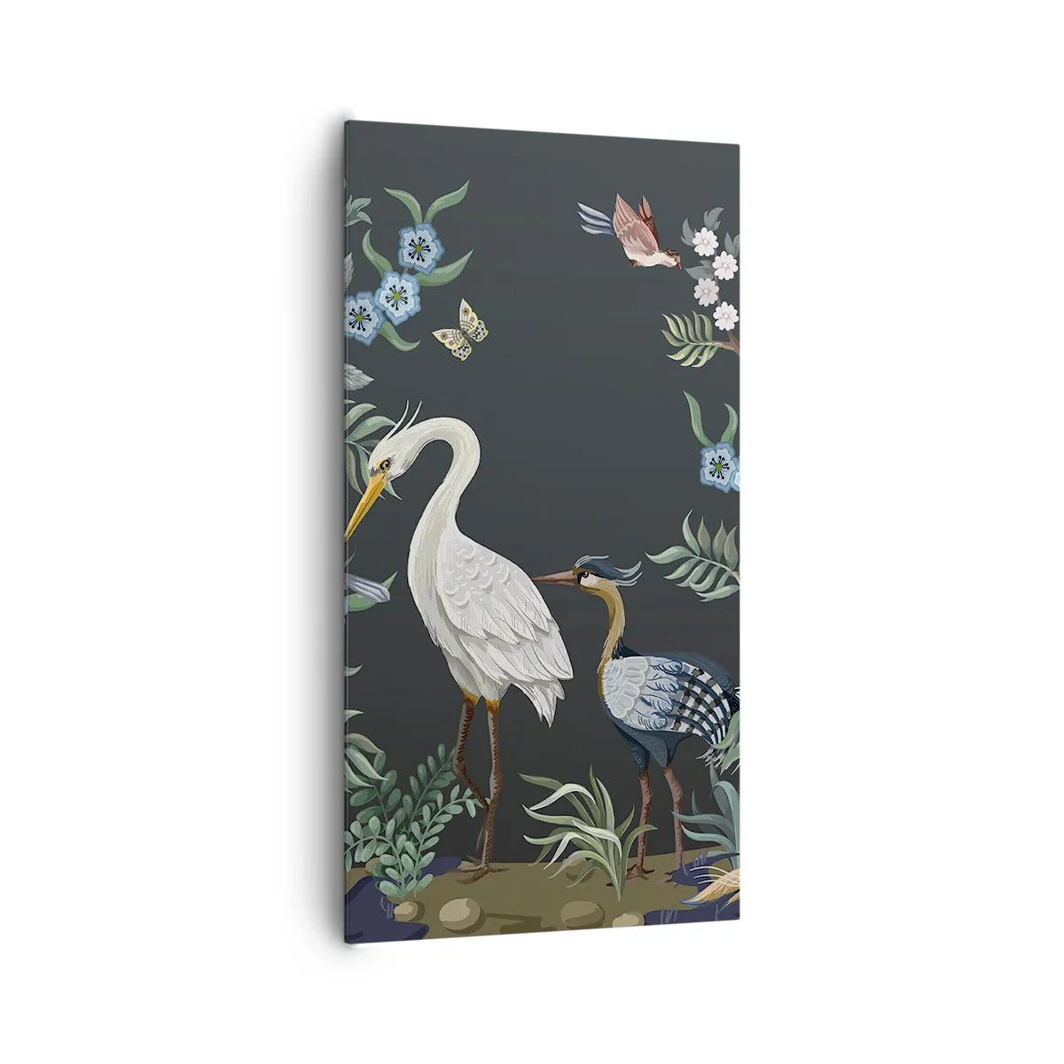 Obraz na plátně - Ptačí průvod - 65x120 cm