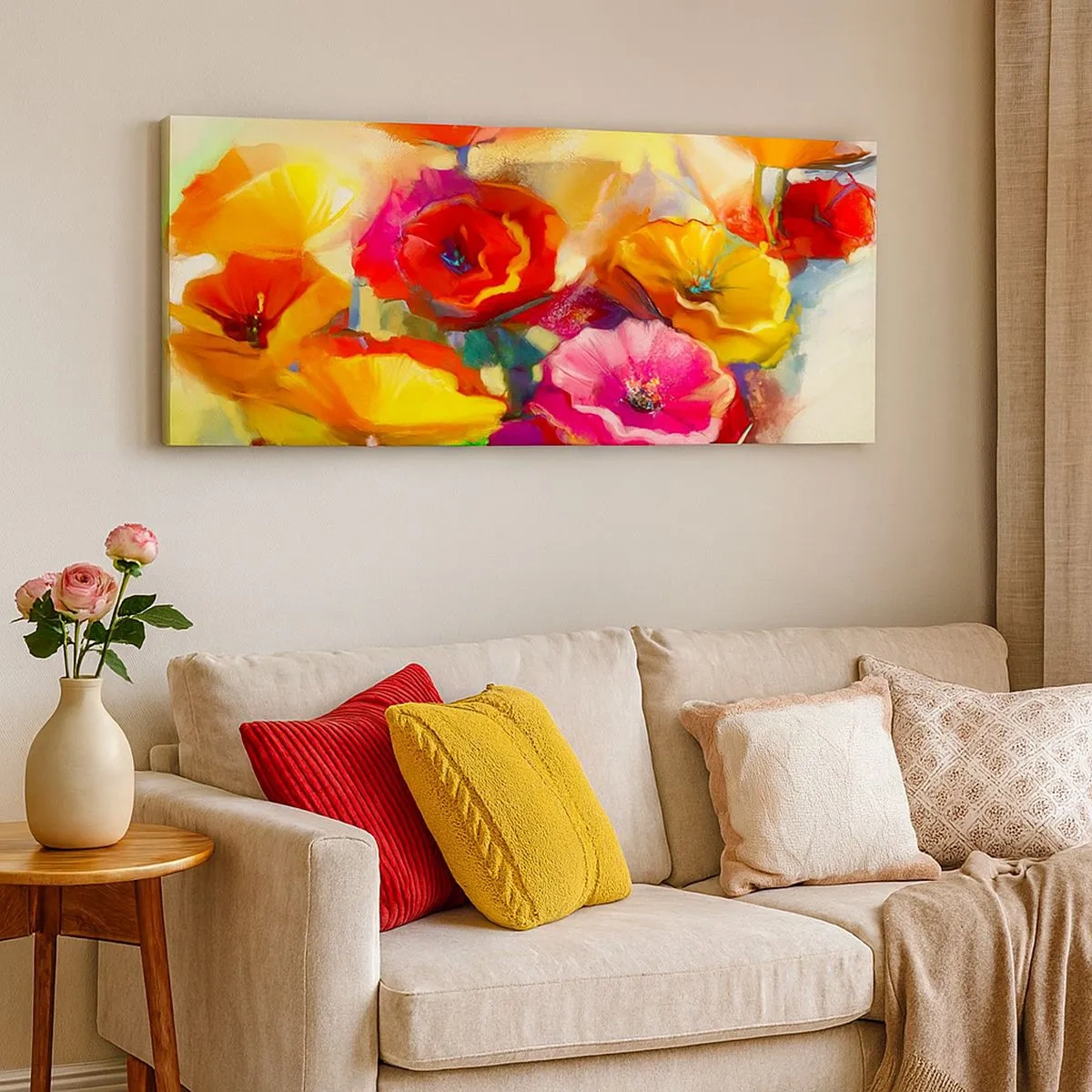 Obraz na plátně - Nejenom červené - 100x40 cm