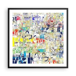 Plakát v černém rámu - Prostě potěší oči - 60x60 cm